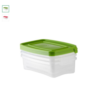 Набор контейнеров д/прод. пластм. д/микр.печи с кр. 3шт х 0,7л арт.54001 ("Полимербыт") *1/18