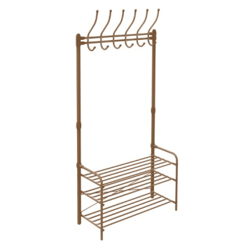 Вешалка напольная "Прихожая" "Ника" с полк.д/обуви,ш.0,83м,в.1,75м,гл.0,34м Коричн. ВПШ1/К *1