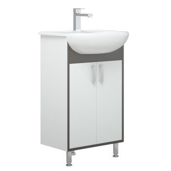 Тумба /Korall/ "Спектр 50" серая  выписывать раковину арт. КШ99 *1/7